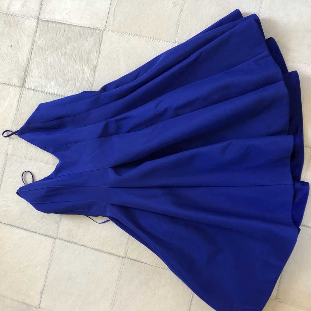 blue party dress